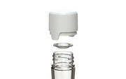 Aviator CR - Tube 113MM with Inner Seal & Tamper - Clear Natural Transparent with Opaque White Lid - Copackr.com
