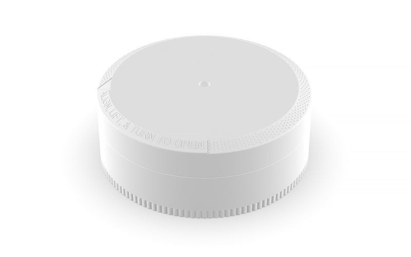 X2 Dual Compartment Pouch Container by Chubby Gorilla® - 40G - Opaque White - Copackr.com