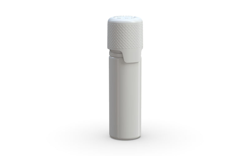 Aviator 16.5ML Bottle With Inner Seal & Tamper Evident Breakoff Band - Opaque White Bottle / Opaque White Cap - Copackr.com