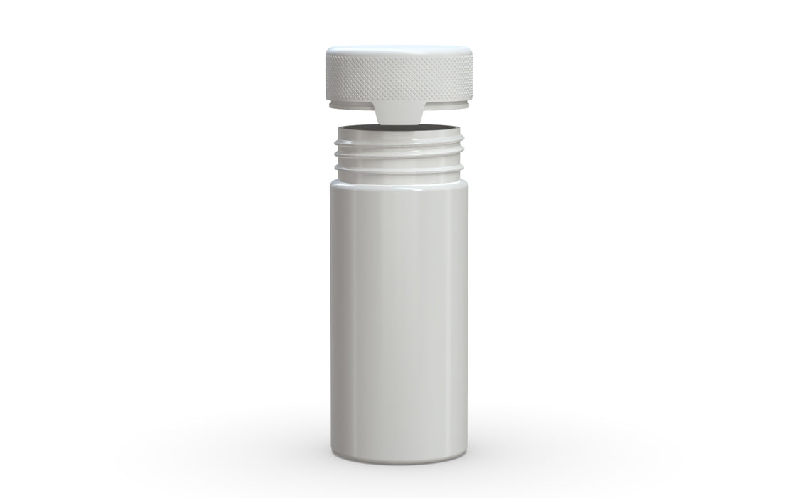 240CC/8FL.OZ/240ML Aviator CR - Container With Inner Seal & Tamper - Opaque White With Opaque White Lid