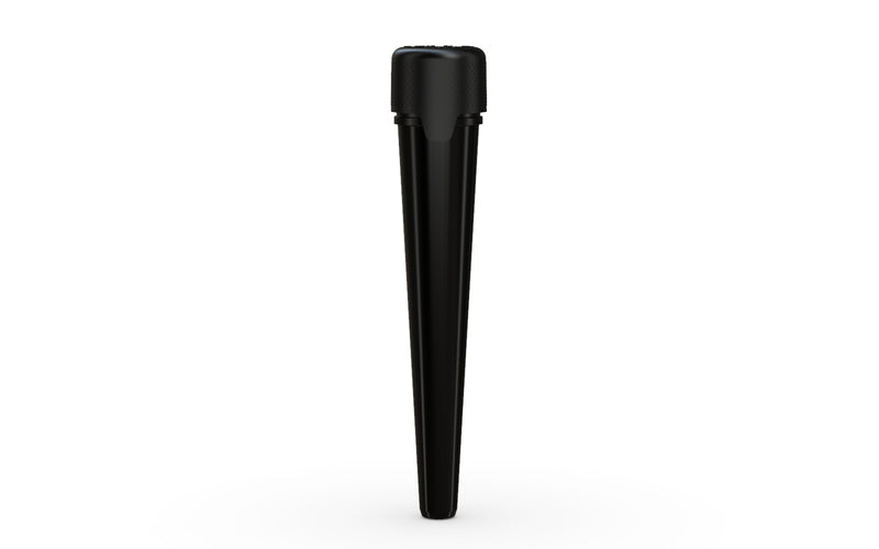 Aviator CR - Tube 113MM with Inner Seal & Tamper - Opaque Black with Opaque Black Lid - Copackr.com