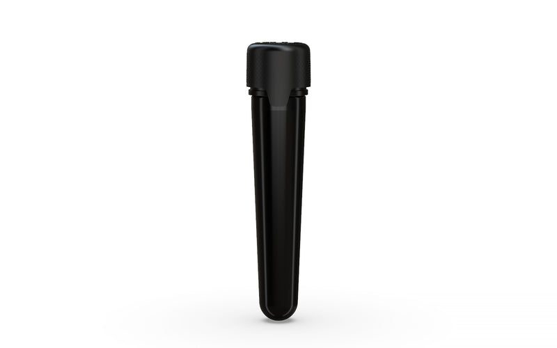 Aviator CR - Tube 100MM with Inner Seal & Tamper - Opaque Black with Opaque Black Lid - Copackr.com