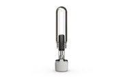 510 Cartridge Aviator CR Container Round Top - Clear Natural With Opaque White Lid - Copackr.com