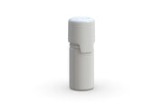 Aviator 10ML Bottle With Inner Seal & Tamper Evident Breakoff Band - Opaque White Bottle / Opaque White Cap - Copackr.com