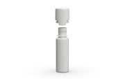 Aviator 16.5ML Bottle With Inner Seal & Tamper Evident Breakoff Band - Opaque White Bottle / Opaque White Cap - Copackr.com