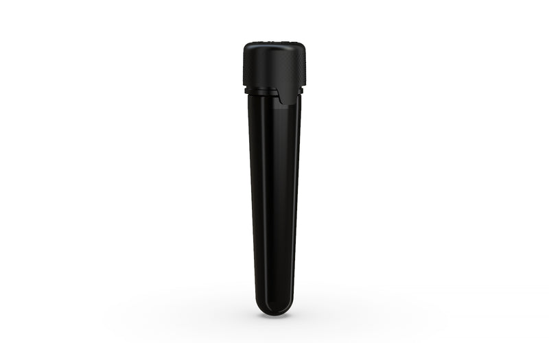 Aviator CR - Tube 100MM with Inner Seal & Tamper - Opaque Black with Opaque Black Lid - Copackr.com