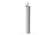 Chubby Gorilla Aviator CR - Popcap Tube 116mm - Opaque White With Opaque White Lid - Copackr.com