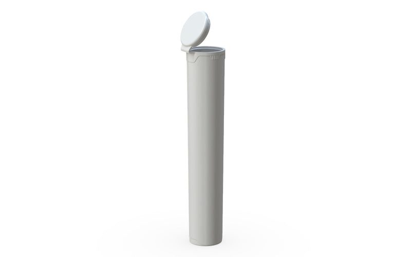Chubby Gorilla Aviator CR - Popcap Tube 98mm - Opaque White With Opaque White Lid - Copackr.com