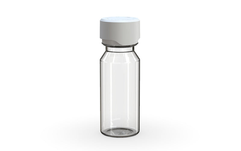 Chubby Gorilla Aviator Shot Bottle 60ml - Clear bottle & White Cap - Copackr.com