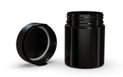 550CC/18.5FL.OZ/550ML Aviator CR - XL Container With Inner Seal & Tamper - Opaque Black With Opaque Black Lid - Copackr.com
