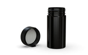 180CC/6FL.OZ/180ML Aviator CR - Container With Inner Seal & Tamper - Opaque Black With Opaque Black Lid - Copackr.com