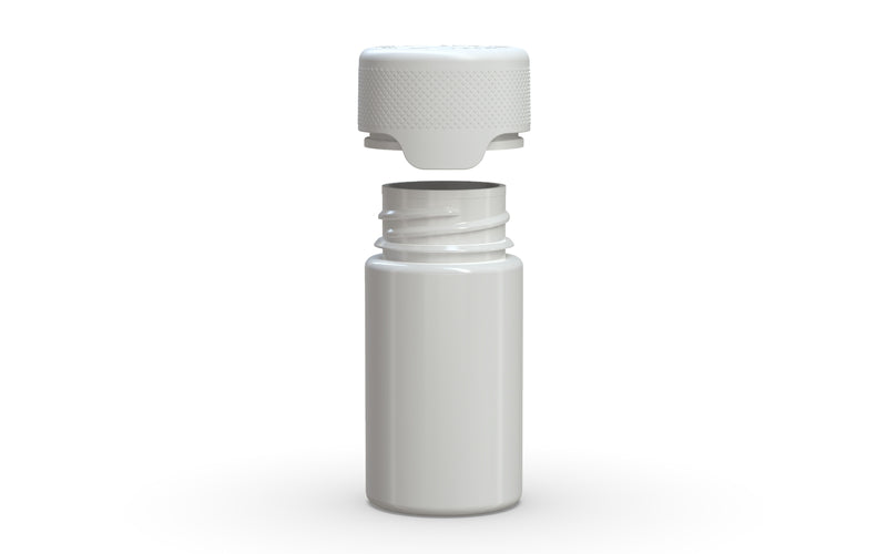 Chubby Gorilla - 60ML Mini Aviator Bottle - Opaque White Bottle / Opaque White Cap - Copackr.com