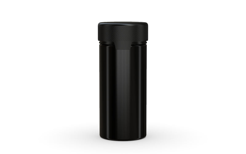 240CC/8FL.OZ/240ML Aviator CR - Container With Inner Seal & Tamper - Opaque Black With Opaque Black Lid - Copackr.com