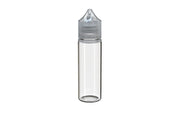 Chubby Gorilla - 50ml Unicorn Bottle - Clear Bottle / Natural Cap - V3 - With Reducer Tip - Copackr.com