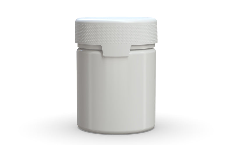 550CC/18.5FL.OZ/550ML Aviator CR - XL Container With Inner Seal & Tamper - Opaque White With Opaque White Lid - Copackr.com