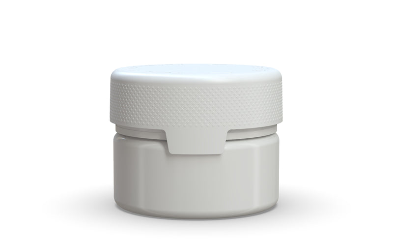 220CC/7.5FL.OZ/220ML Aviator CR - XL Container With Inner Seal & Tamper - Opaque White With Opaque White Lid - Copackr.com