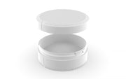 X2 Dual Compartment Pouch Container by Chubby Gorilla® - 40G - Opaque White - Copackr.com