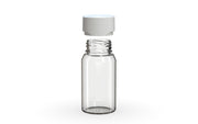 Chubby Gorilla Aviator Shot Bottle 60ml Mini - Clear bottle & White Cap - Copackr.com