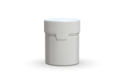90CC/3FL.OZ/90ML Aviator CR - Container With Inner Seal & Tamper - Opaque White With Opaque White Lid - Copackr.com