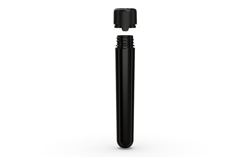 Aviator CR - Tube 120MM with Inner Seal & Tamper - Opaque Black with Opaque Black Lid - Copackr.com