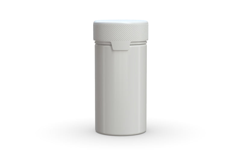 180CC/6FL.OZ/180ML Aviator CR - Container With Inner Seal & Tamper - Opaque White With Opaque White Lid - Copackr.com