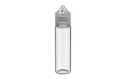 Chubby Gorilla - 60ML Unicorn Bottle - Clear Bottle / Natural Cap - V3 - With Reducer Tip - Copackr.com