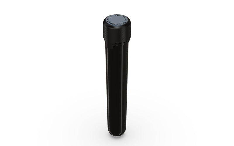 Aviator CR - Tube 120MM with Inner Seal & Tamper - Opaque Black with Opaque Black Lid - Copackr.com