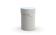 120CC/4FL.OZ/120ML Aviator CR - Container With Inner Seal & Tamper - Opaque White With Opaque White Lid - Copackr.com