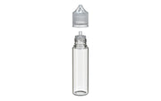 Chubby Gorilla - 60ML Unicorn Bottle - Clear Bottle / Natural Cap - V3 - With Reducer Tip - Copackr.com
