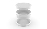 X2 Dual Compartment Pouch Container by Chubby Gorilla® - 40G - Opaque White - Copackr.com
