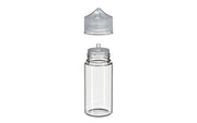 Chubby Gorilla - 100ML Unicorn Bottle - Clear Bottle / Natural Cap - V3 - With Reducer Tip - Copackr.com