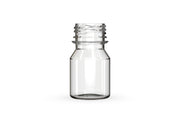 Chubby Gorilla Aviator Shot Bottle 30ml - Clear bottle & White Cap - Copackr.com