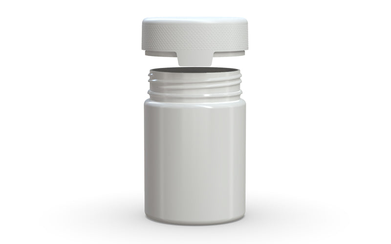 650CC/21.5FL.OZ/650ML Aviator CR - XL Container With Inner Seal & Tamper - Opaque White With Opaque White Lid - Copackr.com
