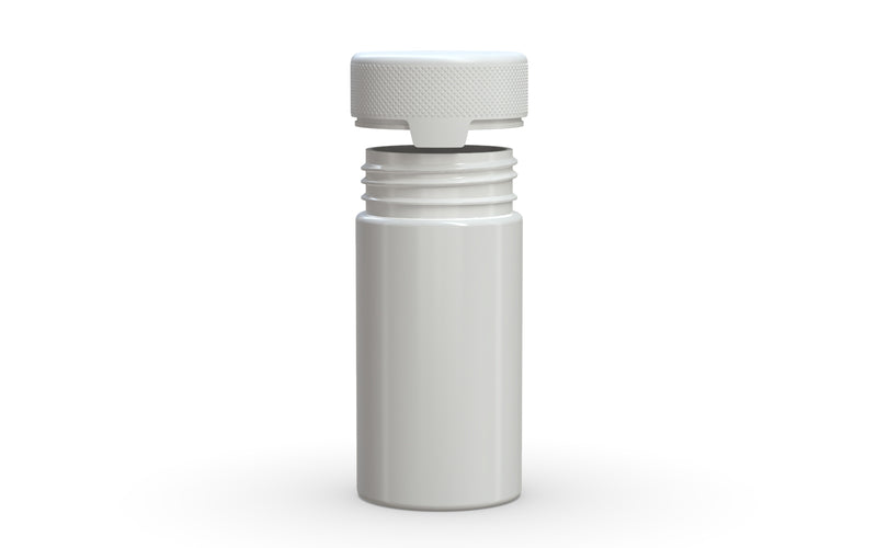 180CC/6FL.OZ/180ML Aviator CR - Container With Inner Seal & Tamper - Opaque White With Opaque White Lid - Copackr.com