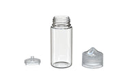 Chubby Gorilla - 100ML Unicorn Bottle - Clear Bottle / Natural Cap - V3 - With Reducer Tip - Copackr.com