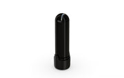 510 Cartridge Aviator CR Container Round Top - Opaque Black With Opaque Black Lid - Copackr.com