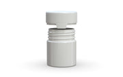 90CC/3FL.OZ/90ML Aviator CR - Container With Inner Seal & Tamper - Opaque White With Opaque White Lid - Copackr.com