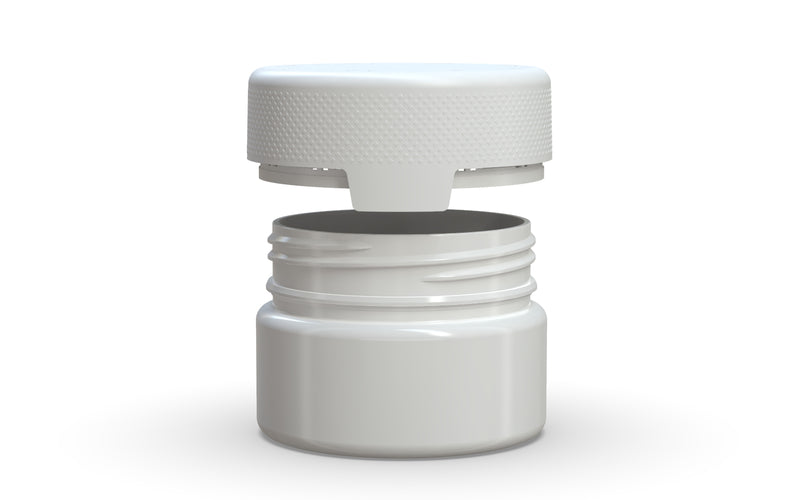 220CC/7.5FL.OZ/220ML Aviator CR - XL Container With Inner Seal & Tamper - Opaque White With Opaque White Lid - Copackr.com