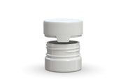 30CC/1FL.OZ/30ML Aviator CR - Container With Inner Seal & Tamper - Opaque White With Opaque White Lid - Copackr.com