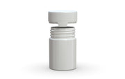 120CC/4FL.OZ/120ML Aviator CR - Container With Inner Seal & Tamper - Opaque White With Opaque White Lid - Copackr.com