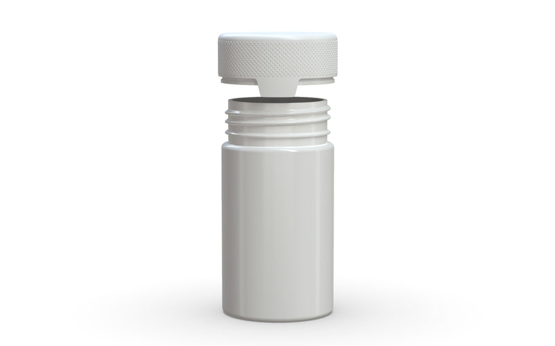 150CC/5FL.OZ/150ML Aviator CR - Container With Inner Seal & Tamper - Opaque White With Opaque White Lid - Copackr.com