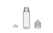 Chubby Gorilla - 50ml Unicorn Bottle - Clear Bottle / Natural Cap - V3 - With Reducer Tip - Copackr.com