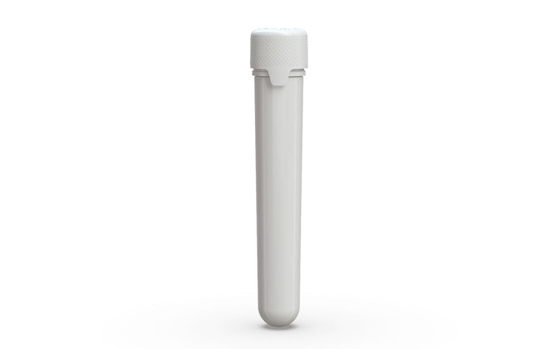 Aviator CR - Tube 120MM with Inner Seal & Tamper - Opaque White with Opaque White Lid - Copackr.com