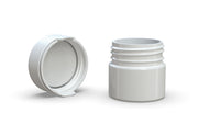 60CC/2FL.OZ/60ML Aviator CR - Container With Inner Seal & Tamper - Opaque White With Opaque White Lid - Copackr.com