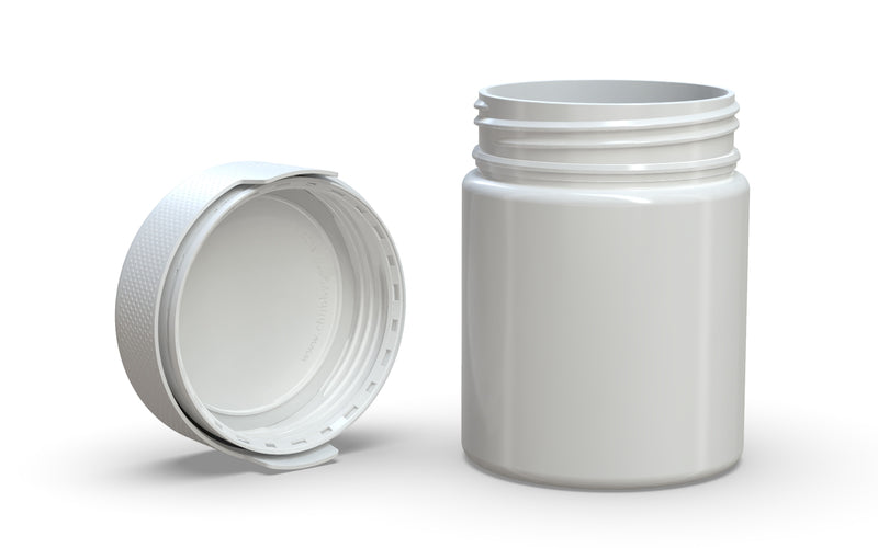550CC/18.5FL.OZ/550ML Aviator CR - XL Container With Inner Seal & Tamper - Opaque White With Opaque White Lid - Copackr.com