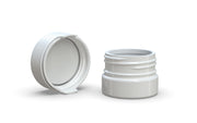 30CC/1FL.OZ/30ML Aviator CR - Container With Inner Seal & Tamper - Opaque White With Opaque White Lid - Copackr.com