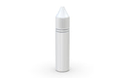Chubby Gorilla - 20ML Unicorn Bottle - Solid White Bottle / White Cap - V3 - With Reducer Tip - Copackr.com