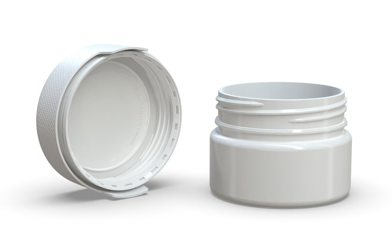 220CC/7.5FL.OZ/220ML Aviator CR - XL Container With Inner Seal & Tamper - Opaque White With Opaque White Lid - Copackr.com