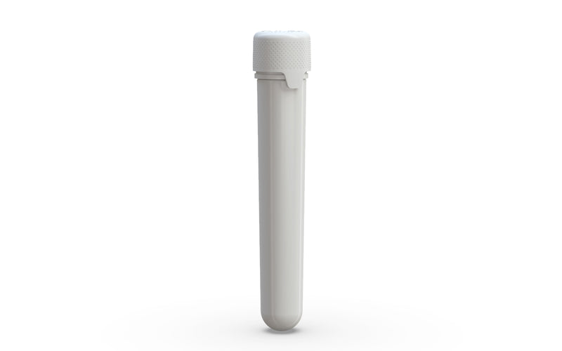 Aviator CR - Tube 120MM with Inner Seal & Tamper - Opaque White with Opaque White Lid - Copackr.com