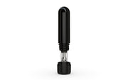510 Cartridge Aviator CR Container Round Top - Opaque Black With Opaque Black Lid - Copackr.com